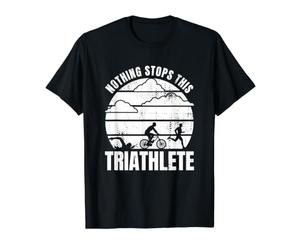 Costume de triathlète motivant Amoureuse du Triathlon T-Shirt Graphique avec Valeur