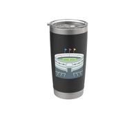 Costume de tribune de stade de sport Gobelet isotherme en acier inoxydable double paroi