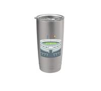Costume de tribune de stade de sport Gobelet isotherme en acier inoxydable double paroi