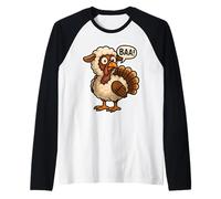 Costume de Turquie Dressed As Sheep Baa Funny Thanksgiving Joke Manche Raglan