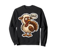 Costume de Turquie Dressed As Sheep Baa Funny Thanksgiving Joke Sweatshirt