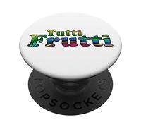 Costume de Tutu Frutti pour Halloween avec Inscription « I'm Tutti Frutti » PopSockets PopGrip Adhésif
