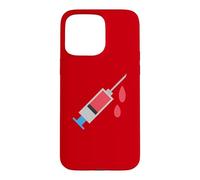 Costume de Vaccination seringue Coque pour iPhone 15 Pro Max