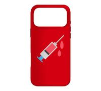Costume de Vaccination seringue Coque pour iPhone 17 Pro Max