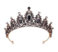 Costume de vampire à couronne noire, diadème de reine maléfique cygne noir pour femme - Vofler Halloween, coiffe de sorcière gothique pour mariée