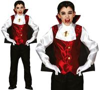 Déguisement De Comte Dracula Ou Vampire Pour Garçon. (Taille 10-12a) Multicolore