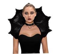 Costume de vampire, collier victorien avec attaches, costume de reine maléfique, collier vampire décoratif pour Halloween, mascarade, carnaval, fêtes à thème gothique, cosplay méchante reine.