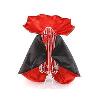 Costume de vampire pour animaux de compagnie - Cape d'Halloween - Costume gothique pour chien - Cape douce pour chien - Vêtement de cosplay pour chat - Pour Halloween, nuit, fête sanglante