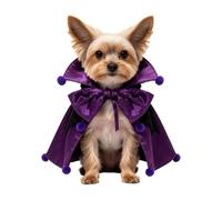 Costume de Vampire pour Chat Déguisement Cosplay Halloween avec Cape | Cape de fête pour chat avec nœud papillon Petites, moyennes et grandes races, fêtes, photos, événements cosplay