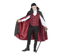 Costume De Vampire Rouge Pour Adulte Taille Unique