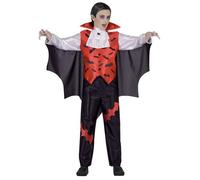 Costume De Vampire - Taille 7-10 Ans