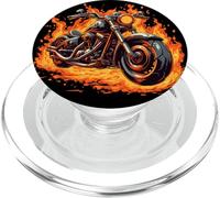Costume de vélo Nice Flames pour Les Amateurs de Motos PopSockets PopGrip pour MagSafe