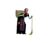 Costume De Vieille Femme Taille : L Noir