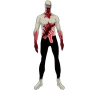 Costume De Zombie En Deuxième Peau Pour Adulte X-Large 44-46