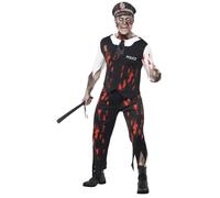 Costume De Zombie Pour Adultes Halloween Tenue Effrayante Sanguinolente