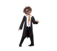 Costume De Zombie Pour Garçons Costume D'Halloween Tenue De Fête Enfant Condamné