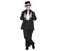 Costume De Zoot Suit Pour Garçons Rayé Mafia Bugsy Malone