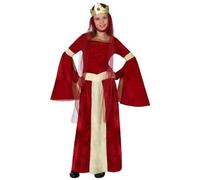 Costume/Déguisement Dame Médiévale ATOSA - Fille - Taille 3 - Rouge