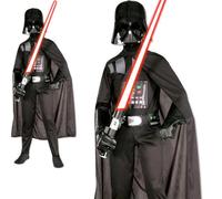 Costume Déguisement Garçon Star Wars Darth Vader Halloween Noir Rubies Polyester
