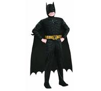 Costume Déguisement Luxe Enfant - BATMAN - I-881290L - Taille 8-10 ans - Cape et Masque - Torse 3D