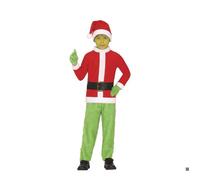Costume d'elfe de Noël grincheux vert pour garçon 3-4 ans