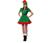 Costume d'elfe de Noël pour enfants adultes, robe d'elfe verte pour enfants, costume de fête de carnaval de joyeux Noël pour homme femme, cadeau de Noël en famille, robe de Noël fille