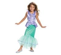 Disguise Ariel Deluxe Costume Bleu 3-4 Years