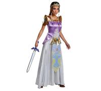 Costume Deluxe De La Princesse Zelda Légende Pour Adulte Taille M 8-10
