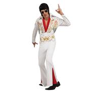 Costume Deluxe D'Elvis Pour Homme Années 50 Tenue De Fête Roi Du Rock N Roll