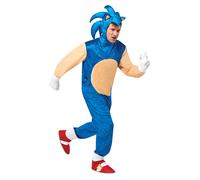 Costume Deluxe Pour Adultes Sonic Le Hérisson Vidéo Jeu D'Habillement