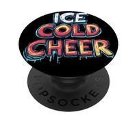 Costume d'emblème Cool Ice Cold Cheer pour garçons et Filles PopSockets PopGrip Adhésif