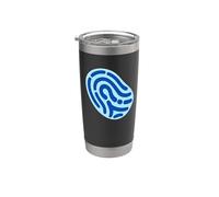 Costume d'empreintes digitales Gobelet isotherme en acier inoxydable double paroi