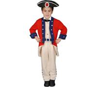 Dress Up America Ensemble De Costumes Pour Enfants De Soldat Colonial Historique De Luxe - Costume De Jeu De Rôle Pour Enfants