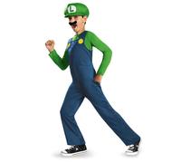 Costume D'Enfant Licencié Luigi Des Super Mario Brothers Nintendo Années 80