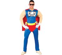 Costume d'enterrement de vie de garçon Beerman 3 pièces