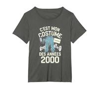 Costume des Années 2000 Vintage Tee Homme Femme Original Fan T-Shirt, Femme Grandes Tailles, Asphalte, 1X
