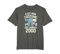 Costume des Années 2000 Vintage Tee Homme Femme Original Fan T-Shirt, Homme Grandes Tailles, Asphalte, 3X Tall