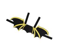 Costume d'halloween Ailes de Chauve-Souris pour Chat et Chien | Feutre Léger, Sangle Adhésive Réglable, avec Cloche, pour Petits Animaux, Cosplay, Fête Célébration Halloween