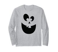 Costume d'halloween Amusant avec Visage de Citrouille pour Hommes, Femmes, garçons et Filles Manche Longue