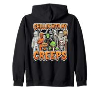 Costume d'halloween Amusant Chillin avec Mes Monstres Creeps Sweat à Capuche
