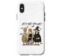 Costume d'halloween Amusant de Canard Let's Get Spooky Cartoon Coque pour iPhone X/XS