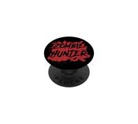 Costume d'halloween Amusant de Chasseur de Zombie avec éclaboussures de Sang PopSockets PopGrip Adhésif