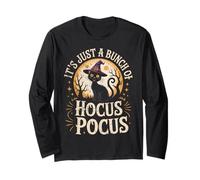 Costume d'halloween Amusant de Chat Noir et Lune - Bouquet de Hocus Pocus Manche Longue