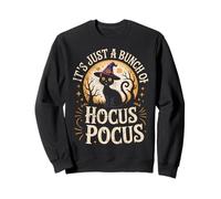 Costume d'halloween Amusant de Chat Noir et Lune - Bouquet de Hocus Pocus Sweatshirt