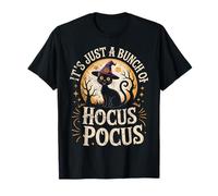 Costume d'halloween Amusant de Chat Noir et Lune - Bouquet de Hocus Pocus T-Shirt