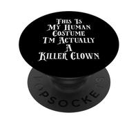 Costume d'halloween Amusant de Clown de Cirque Effrayant PopSockets PopGrip Adhésif