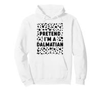 Costume d'halloween Amusant de dernière Minute pour Faire Semblant d'être Un Dalmatien Sweat à Capuche