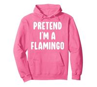 Costume d'halloween Amusant de dernière Minute pour Faire Semblant d'être Un Flamant Rose Sweat à Capuche