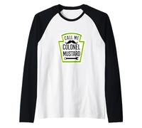 Costume d'halloween Amusant du Colonel Moutarde Manche Raglan