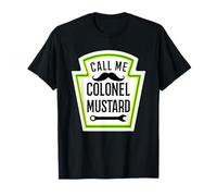 Costume d'Halloween amusant Moutarde Colonel Moutarde T-Shirt